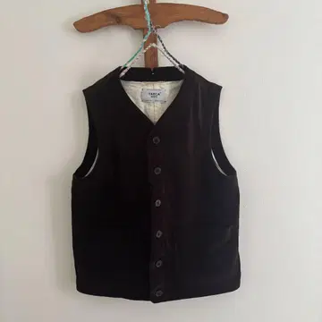 YAECA WRITE 야에카 라이트 Work Vest 벨로아 워크 베스트