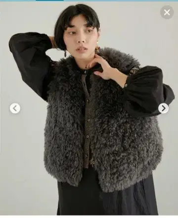 ear PAPILLONNER 페이크 토스카나 퍼 베스트