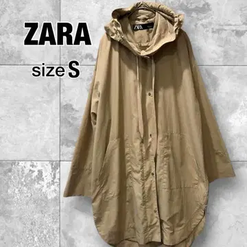 ZARA 자라 발수 가공 후드티 오버 사이즈 모즈 코트풍