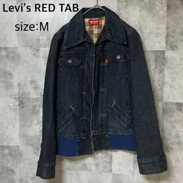 리바이스 RED TAB 리바이스 지퍼 데님 자켓 M