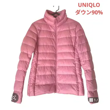 UNIQLO 울트라 라이트 다운 자켓 다운 90% 핑크 S
