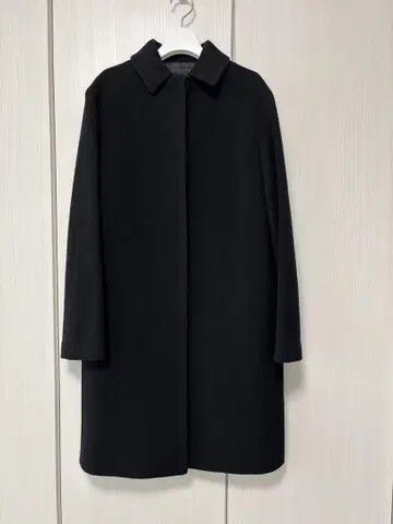 UNTITLED 롱 코트 블랙