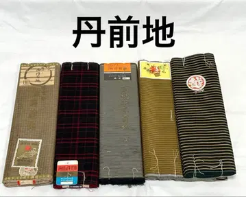 [ 54 ] 배송비 포함 단젠지 옷감 5점 묶음 리메이크용 기모노