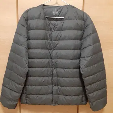 무인양품 MUJI 경량 포켓 다운 자켓 다크 그레이 남성용 L