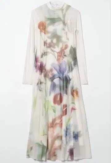 AMERI SMOKE FLOWER FLARE DRESS