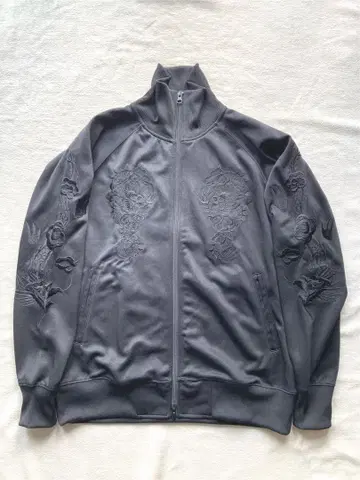 동양 엔터프라이즈 드래곤 자수 트랙 자켓 블랙 S 용 새상품급
