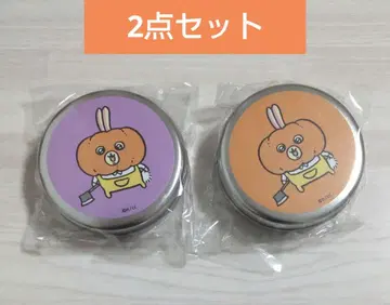 치이카와 토킹 헤즈 멘탐캔 호박 토끼 할로윈 2세트