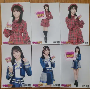 AKB48 야마우치 미즈키 브로마이드 6장 세트