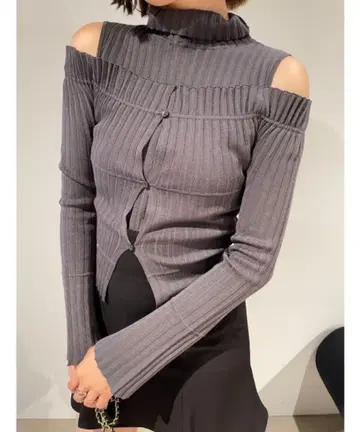 [스나이델] 크롭 상의 & 오프숄더 가디건 세트 SWNT234181