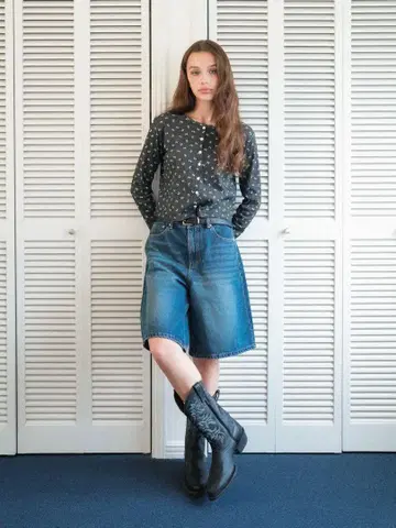 ALLISON BROWN EVERYDAY DENIM HALF PANTS
