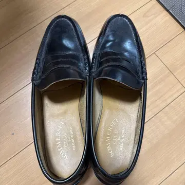 REGAL 블랙 가죽 로퍼