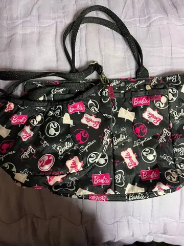 바비 토트백 & 사선 가방 블랙 핑크 파우치 포함