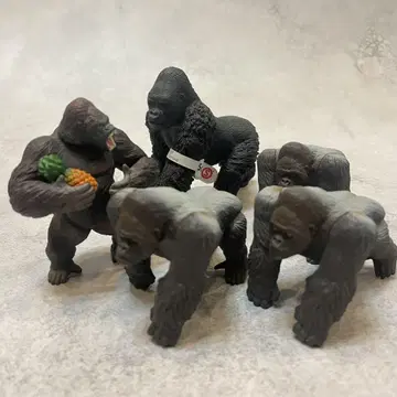 Schleich 타카라토미 아니아 고릴라 피규어 5개 일괄