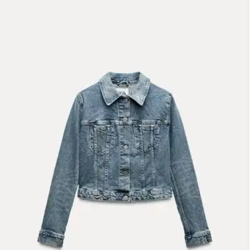 ZARA TRF 네이비 블루 데님 자켓