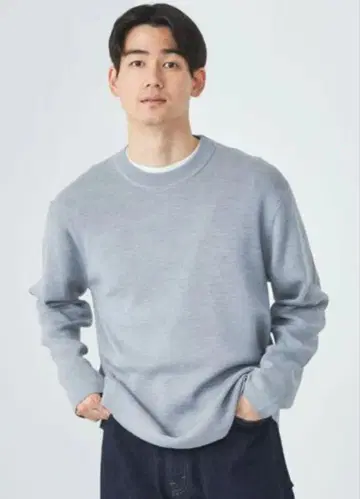 소우바리 크루넥 니트