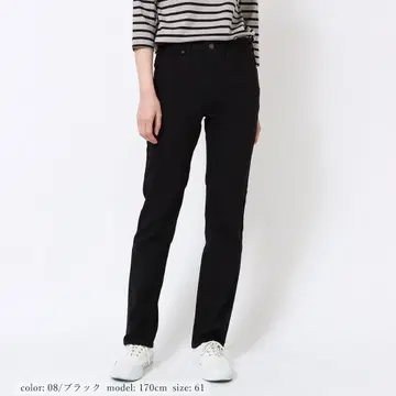 W79.5cm Mrs.Jeana 웜 레귤러 스트레이트 MJ4722 블랙
