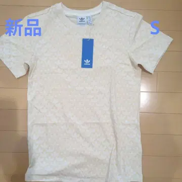 새상품 아디다스 S 트레포일 모노그램 T셔츠