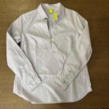 [ 새상품 ] AIGLE 스트라이프 긴팔 셔츠 M