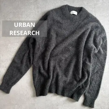 24AW URBAN RESEARCH 크루넥 폭스 캐시미어 M