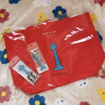 딕 브루나 x 미피 요코하마 마린 타워 콜라보 토트백 M (빨간색)