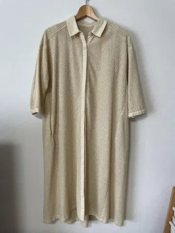 히로코 비즈 롱 블라우스 원피스