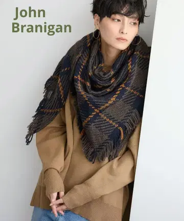 존 브라니건 삼각형 스톨 미사용 새상품 John Branigan