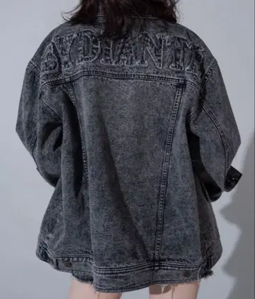 DIANTE CHEMICAL WASH DENIM JACKET 세트