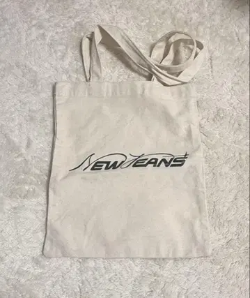 NewJeans 팬클럽 토트백 베이지