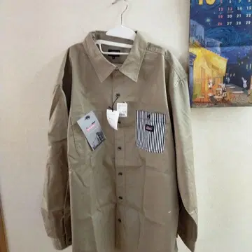 Dickies 워크 셔츠 베이지 4L