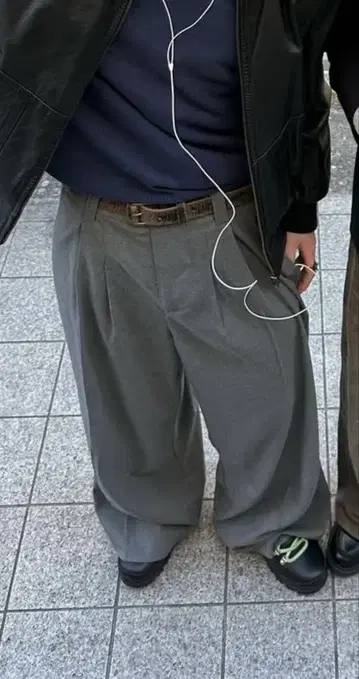 SHOSAI 배기 슬랙스