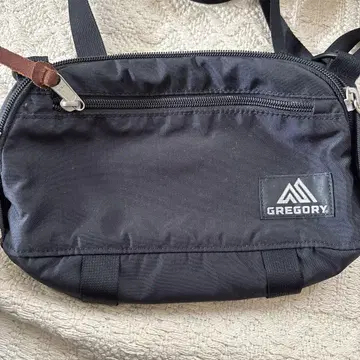 GREGORY 블랙 숄더백