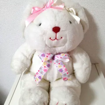 빈티지 복슬복슬 토끼 봉제 인형 아메토이 팬시토이