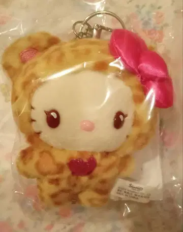 정품 산리오 갸루곰 키티 키링 레오파드 무늬 엄선 새상품 택