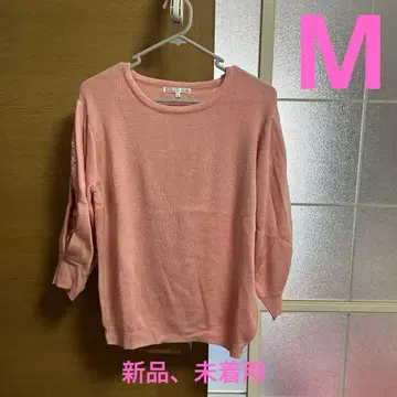 잇츠데모 여성용 상의 팔 레이스 핑크 M