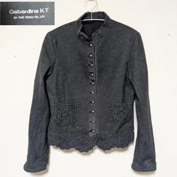 Gabardine K.T 노카라 자켓 울 노카라 자켓