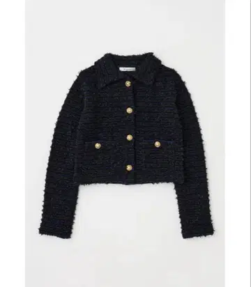 moussy TWEEDY 니트 가디건 네이비