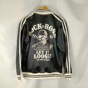 LOCK HEAVEN 트랙 자켓 블랙 L 스컬 B3789