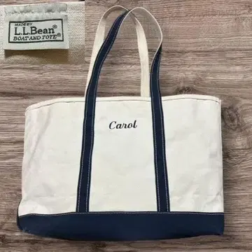 90's llbean 엘엘빈 토트백 L 사이즈 네이비 USA 어깨걸이