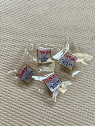 오사카 헬스케어 파빌리온 핀 배지