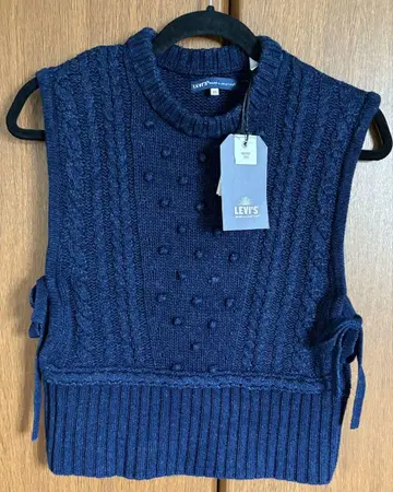 LEVI'S MADE & CRAFTED 슬리브리스 스웨터 XS 네이비