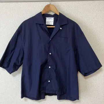 DIGAWEL 네이비 반팔 셔츠 버튼 사이즈 1