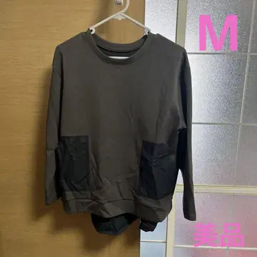 여성용 상의 브라운&블랙 M