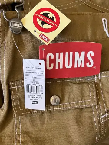 참스 CHUMS 브라운 오버롤 XL