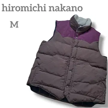 T hiromichi nakano 남성용 다운 자켓 베스트 M