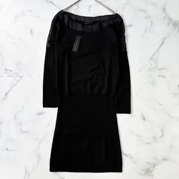 미사용 택 포함 띠어리 블랙 원피스 S