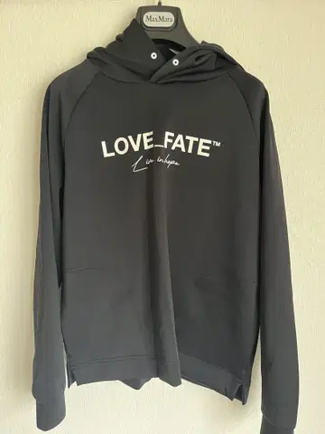 LOVE FATE 후드 부착 후드티 S