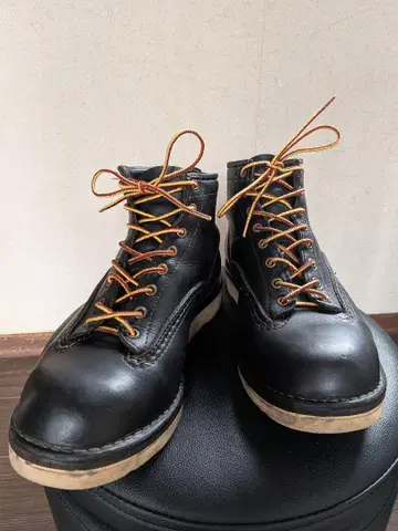 WESCO 잡 마스터 10인치 가죽 하이컷 부츠 블랙