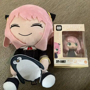 YURAYURA HEAD 아냐 포저 & 봉제 인형