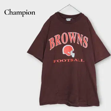 Champion NFL BROWNS 티셔츠 90s 멕시코제 구제 의류 L