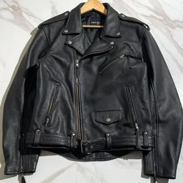 FREE BEE 더블 라이더스 블랙 XL 소가죽 가죽 자켓